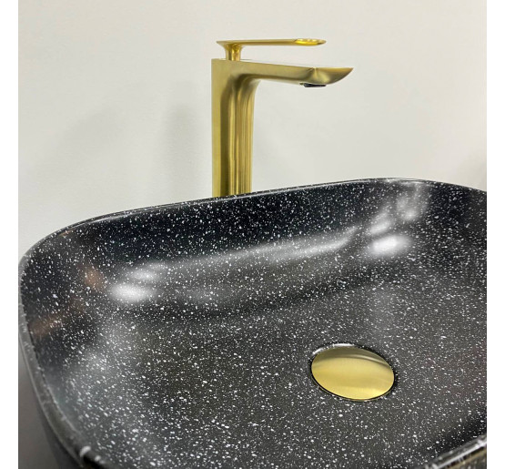 Умивальник (раковина) VBI RAVENNA SPACE BLACK MATT накладний