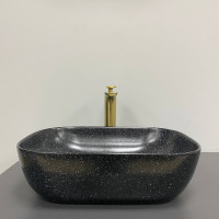 Умивальник (раковина) VBI RAVENNA SPACE BLACK MATT накладний