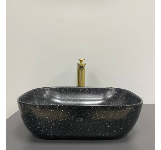 Умивальник (раковина) VBI RAVENNA SPACE BLACK MATT накладний