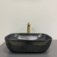 Умивальник (раковина) VBI RAVENNA SPACE BLACK MATT накладний
