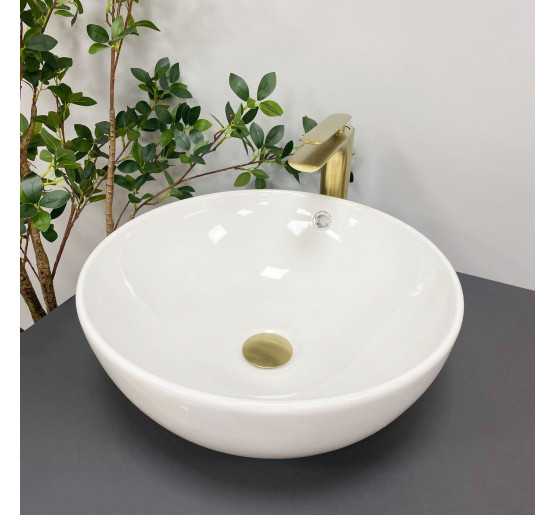 Умывальник (раковина) VBI BRUNICO S WHITE накладной