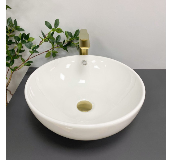 Умывальник (раковина) VBI BRUNICO S WHITE накладной