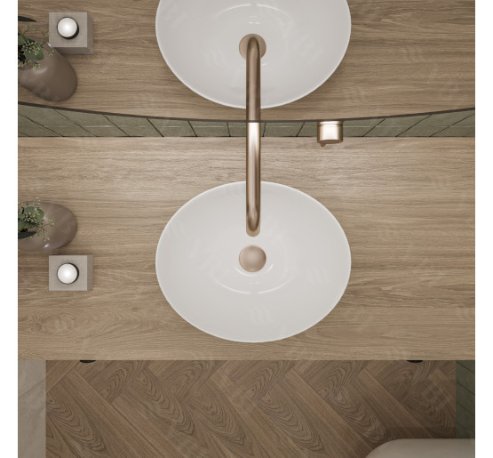 Умывальник (раковина) VBI PARMA WHITE накладной