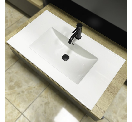 Умивальник (раковина) VBI FERRARA 80 WHITE врізний