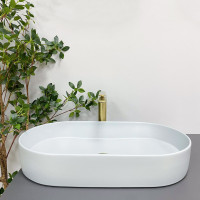 Умивальник (раковина) VBI VERONA 70 SMOKE BLUE накладний