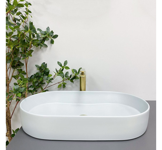 Умивальник (раковина) VBI VERONA 70 SMOKE BLUE накладний