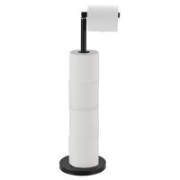 Стійка для туалетного паперу VBI ROUND BLACK