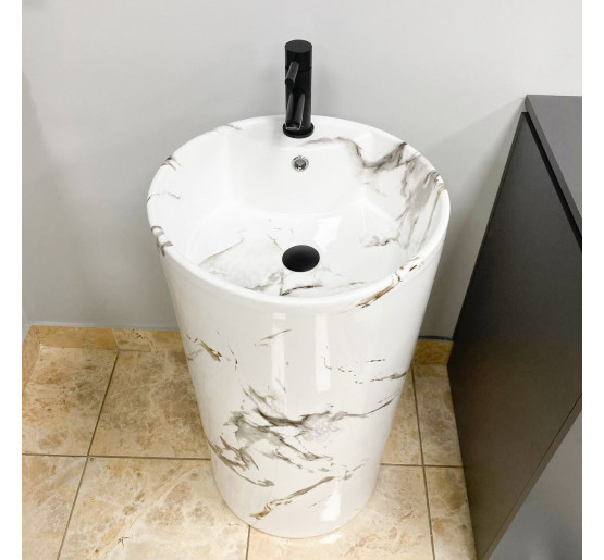 Умывальник (раковина) VBI BOLONIA M CARRARA напольный