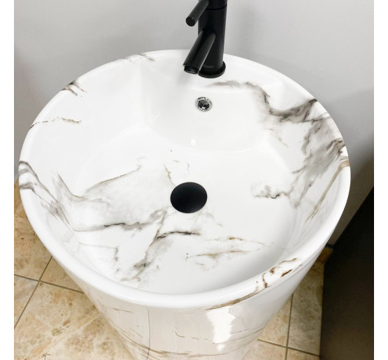 Умывальник (раковина) VBI BOLONIA M CARRARA напольный