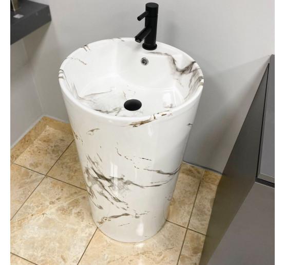 Умывальник (раковина) VBI BOLONIA M CARRARA напольный