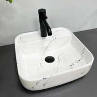 Умивальник (раковина) VBI RAGUSA S MARMO GLOSSY накладний