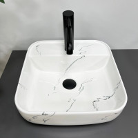 Умивальник (раковина) VBI RAGUSA S MARMO GLOSSY накладний