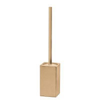 Ёршик для унитаза напольный VBI QUADRO BRUSH GOLD