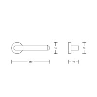 Держатель для туалетной бумаги VBI URANUS CHROME
