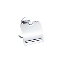 Держатель для туалетной бумаги с крышкой VBI VENUS CHROME