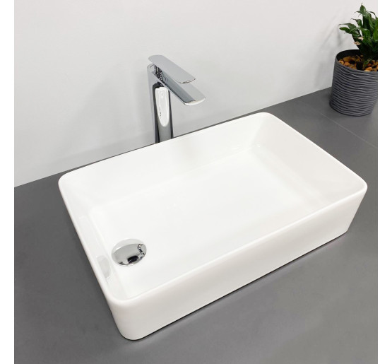 Умивальник (раковина) VBI VELLETRI WHITE накладний