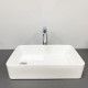 Умивальник (раковина) VBI VELLETRI WHITE накладний