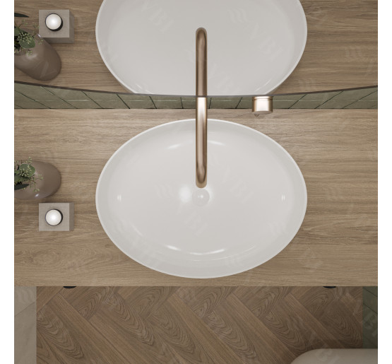Умивальник (раковина) VBI UDINE WHITE накладний