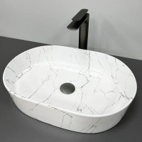 Умивальник (раковина) VBI VERONA 50 MARMO GLOSSY накладний