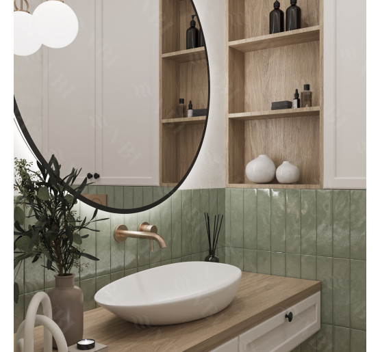 Умывальник (раковина) VBI TRENTO 65 WHITE накладной