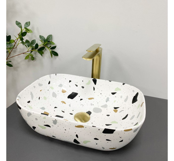 Умывальник (раковина) VBI RAVENNA NYZOZO GLOSSY накладной