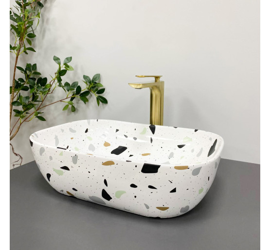 Умывальник (раковина) VBI RAVENNA NYZOZO GLOSSY накладной