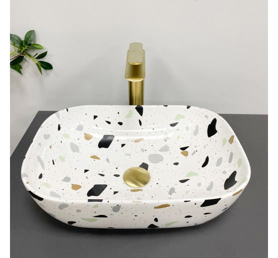 Умывальник (раковина) VBI RAVENNA NYZOZO GLOSSY накладной