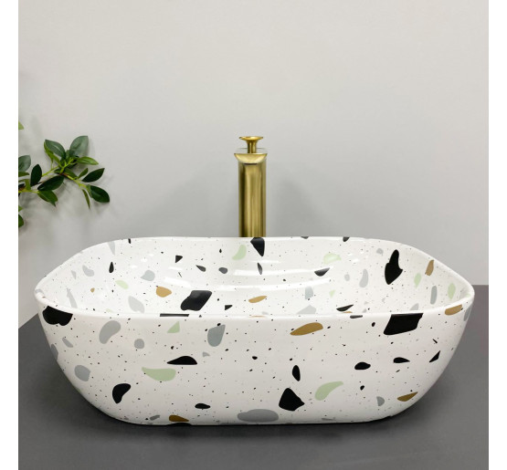 Умывальник (раковина) VBI RAVENNA NYZOZO GLOSSY накладной