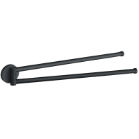 Вішалка для рушників VBI VENUS BLACK поворотна подвійна