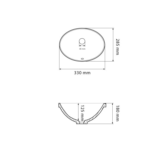 Умивальник (раковина) VBI MESTRE S WHITE врізний