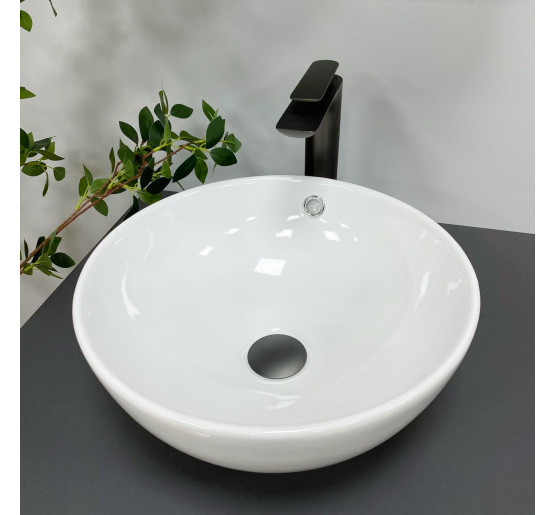 Умивальник (раковина) VBI BRUNICO WHITE накладний