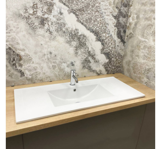 Умывальник (раковина) VBI FERRARA 100 WHITE врезной