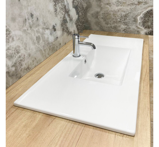 Умывальник (раковина) VBI FERRARA 100 WHITE врезной