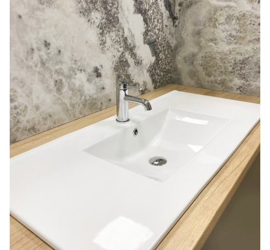 Умывальник (раковина) VBI FERRARA 100 WHITE врезной