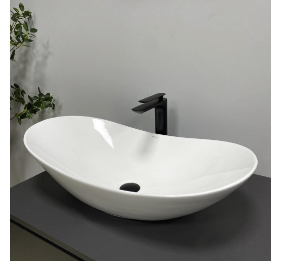 Умивальник (раковина) VBI TURIN L WHITE накладний