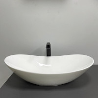 Умивальник (раковина) VBI TURIN L WHITE накладний