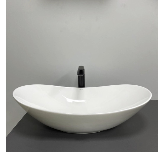 Умивальник (раковина) VBI TURIN L WHITE накладний