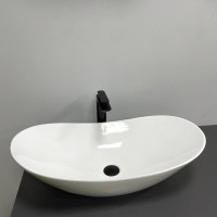 Умивальник (раковина) VBI TURIN L WHITE накладний