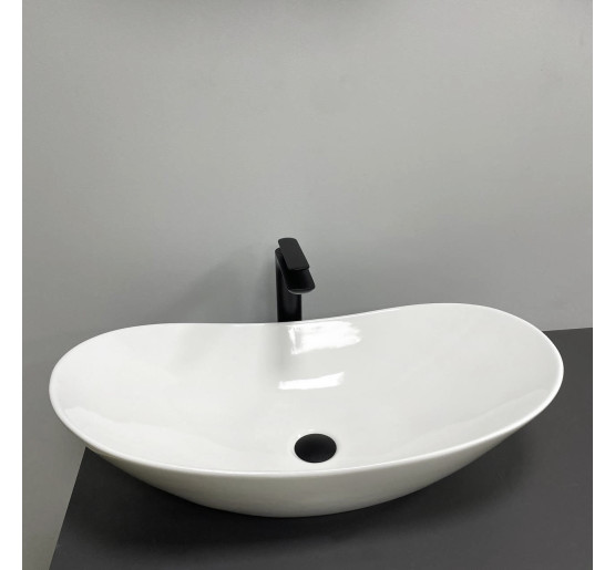 Умивальник (раковина) VBI TURIN L WHITE накладний