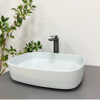 Умивальник (раковина) VBI AOSTA SMOKE BLUE накладний