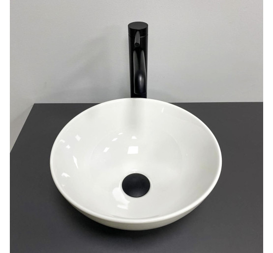 Умывальник (раковина) VBI AMALFI WHITE GLOSSY накладной