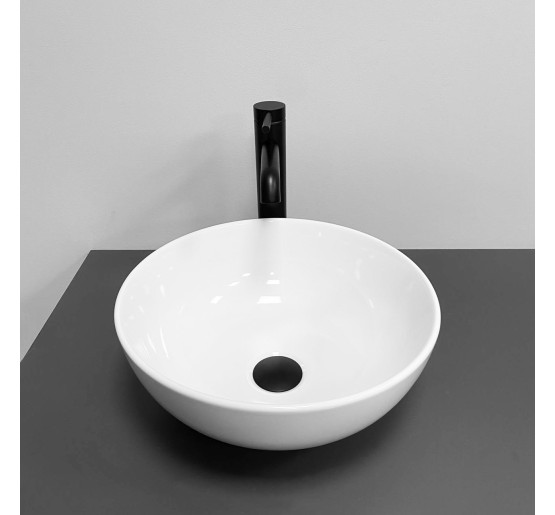 Умывальник (раковина) VBI AMALFI WHITE GLOSSY накладной