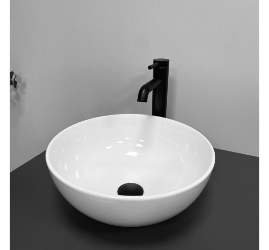 Умывальник (раковина) VBI AMALFI WHITE GLOSSY накладной