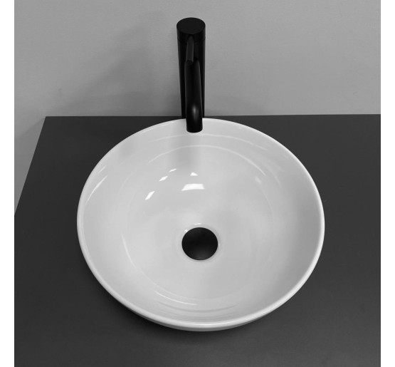 Умывальник (раковина) VBI AMALFI WHITE GLOSSY накладной