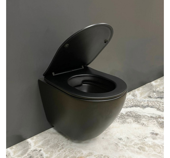Підвісний унітаз VBI VULCANO BLACK MATT