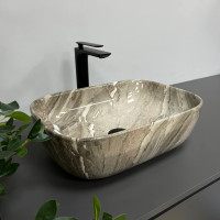 Умывальник (раковина) VBI RAVENNA JASPER GLOSSY накладной