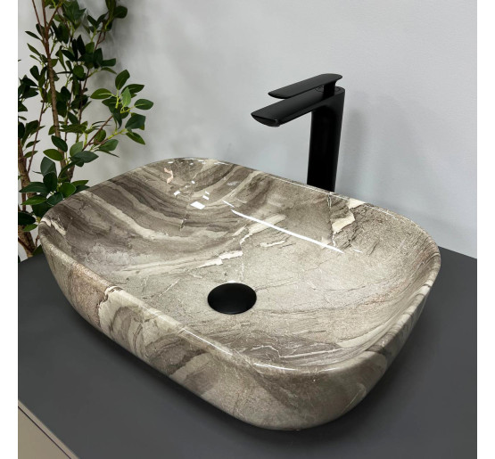 Умывальник (раковина) VBI RAVENNA JASPER GLOSSY накладной