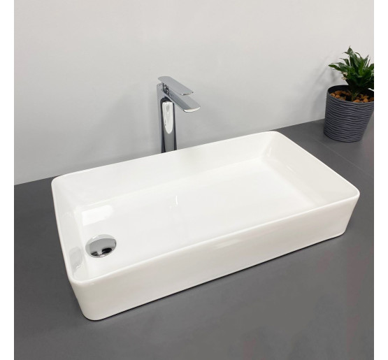 Умивальник (раковина) VBI VELLETRI M WHITE накладний