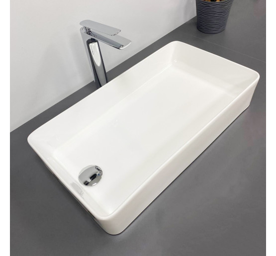 Умивальник (раковина) VBI VELLETRI M WHITE накладний