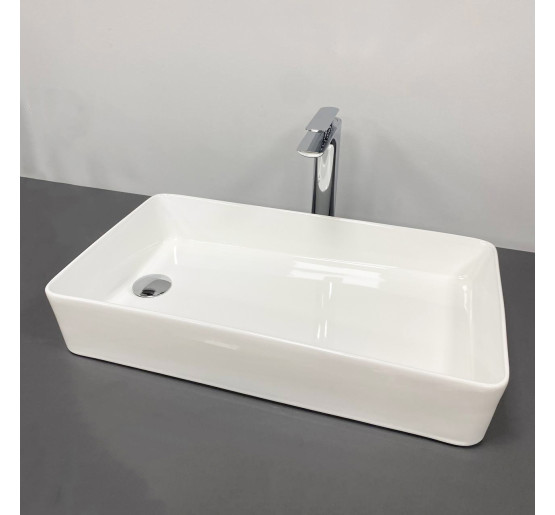 Умивальник (раковина) VBI VELLETRI M WHITE накладний